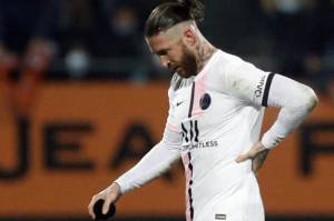 Hasil Liga Prancis Lorient vs PSG: Baru Dua Kali Main, Ramos Sudah Dikartu Merah