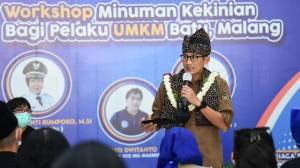 Kunjungi Pelatihan UMKM Malang, Sandiaga Dibilang Cocok Jadi Presiden