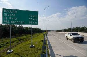 Rampung, Jalan Tol Trans Sumatera Ruas Binjai-Stabat Siap Diresmikan Presiden