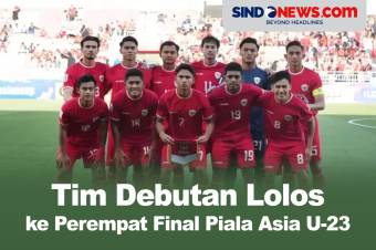 Tim Debutan Lolos ke Perempat Final Piala Asia U-23