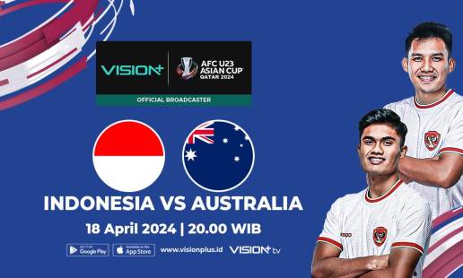 Nonton Piala Asia U-23 Indonesia vs Australia di Vision+, Gimana Caranya?