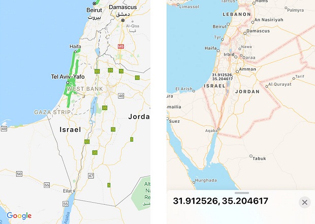Masih Hapus Palestina di Peta, Google dan Apple Terus Dicecar Warganet