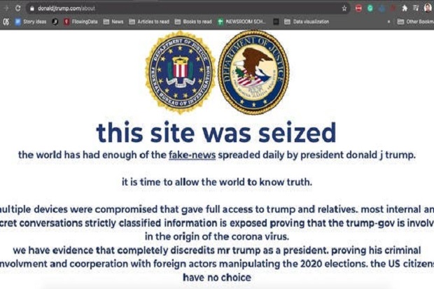 Retas Website Kampanye Trump, Hacker Buat Klaim yang Kejutkan Dunia