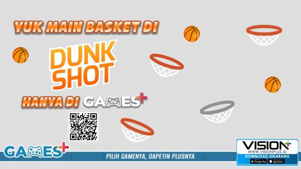 Ayo Main Basket di Game Dunk Shot Hanya di Games+!