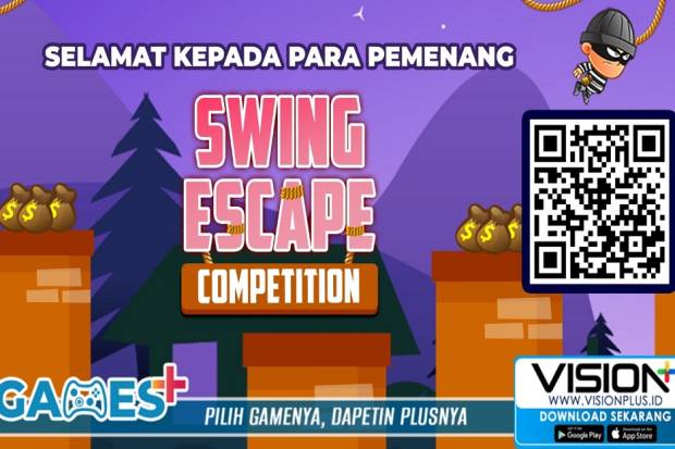 Swing Escape Competition Telah Berakhir! Selamat untuk Para Pemenang!