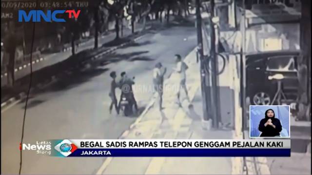 VIDEO Begal Sadis di  Jakarta  Pusat  Diringkus di  