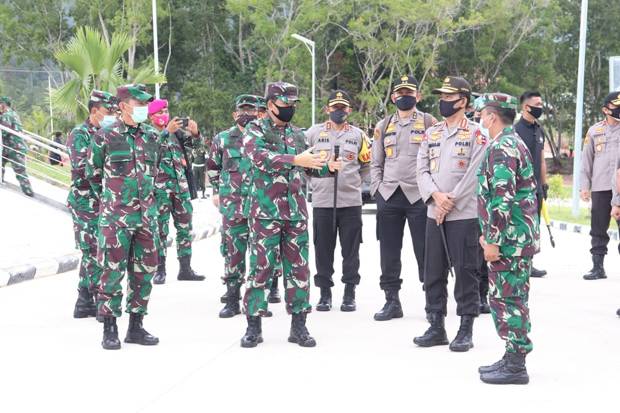 Panglima TNI-Kapolri Tinjau RSKI Pulau Galang Batam