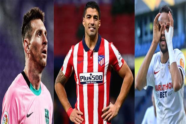 Top Skor Sementara Liga Spanyol 2020/2021: Messi Teror Luis Suarez