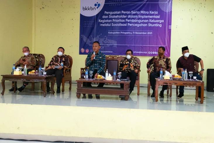 Kunker ke Lampung, Anggota Komisi II Endro Sosialisasi Pencegahan Stunting