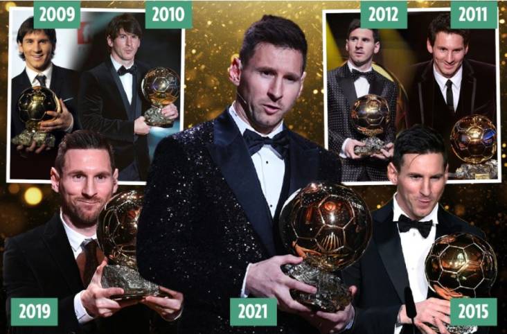 Sejarah Lionel Messi Cetak Rekor 7 Ballon dOr dari 2009 sampai 2021