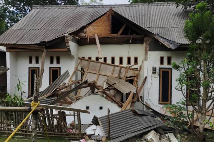 Efek Gempa Terkini Banten, Ini Sejumlah Penampakan Kerusakan Rumah Warga
