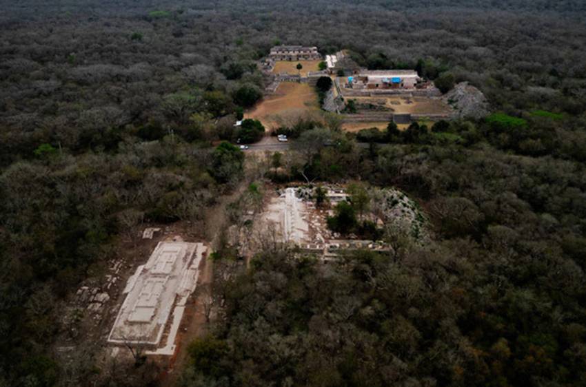 Reruntuhan Istana Megah Suku Maya Ditemukan di Tengah Hutan