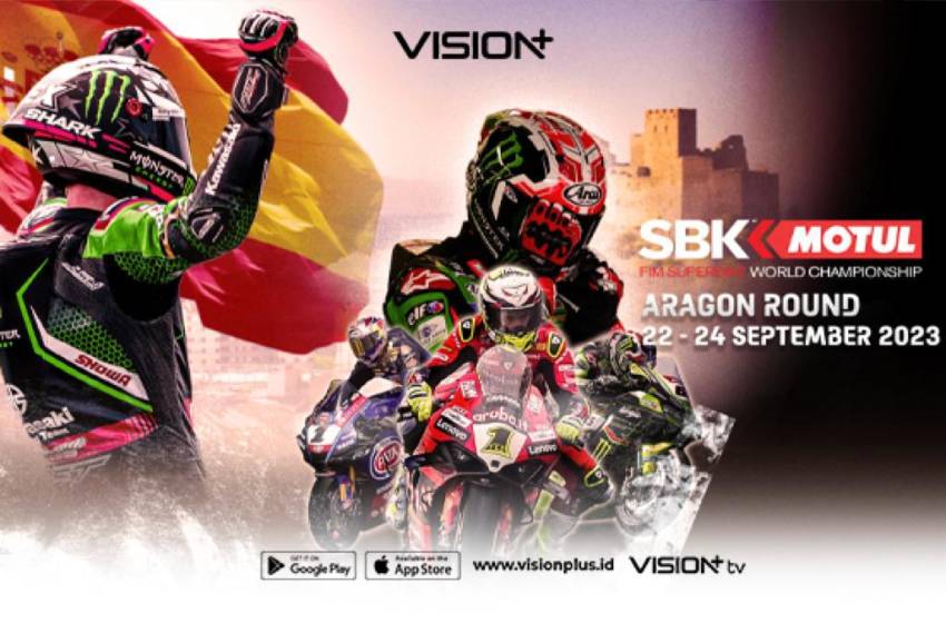 Nonton WSBK Tissot Aragon Round  di Vision+, Berikut Jadwalnya