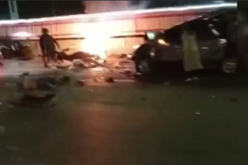 Mengerikan! Korban Tabrakan Maut di Exit Tol Bawen Berserakan di Jalan dan Muncul Kobaran Api