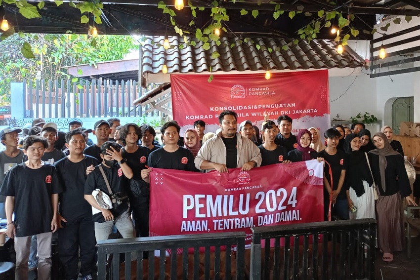 Komrad Pancasila Deklarasi Pemilu Damai untuk Indonesia Maju
