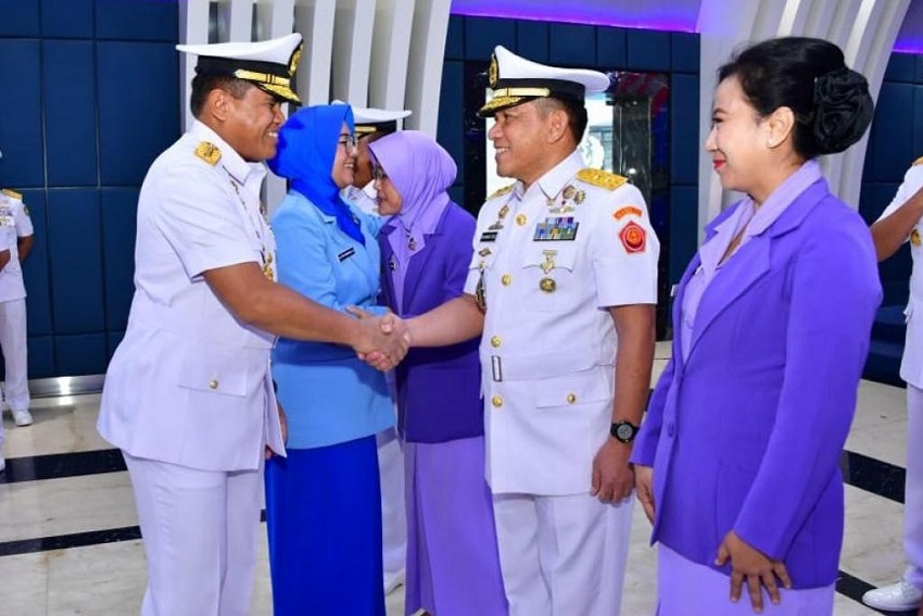Selamat! 17 Perwira Tinggi TNI Angkatan Laut Naik Pangkat