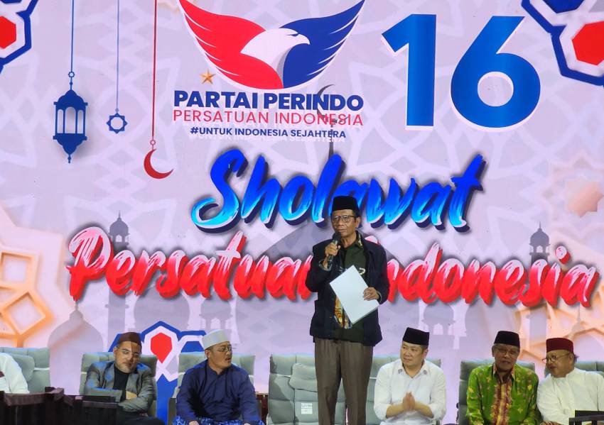 Mahfud MD Apresiasi Acara Sholawat Persatuan Indonesia di Lamongan