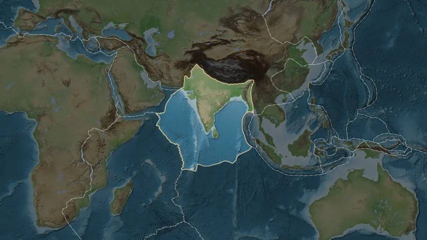 India is expected to be split into two parts just like Africa