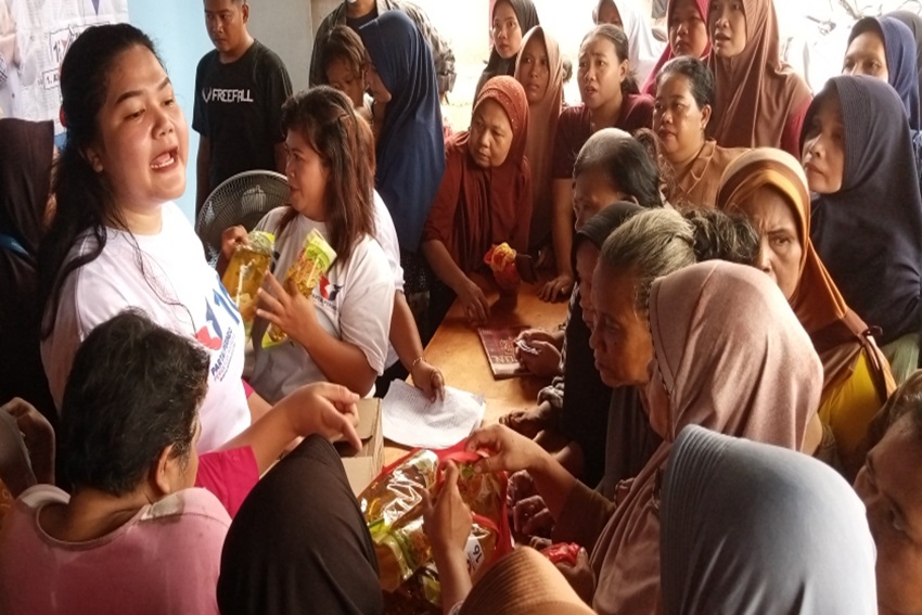 Partai Perindo Selalu Konsisten Bantu Masyarakat Melalui Bazar Migor Murah di Tambun Bekasi