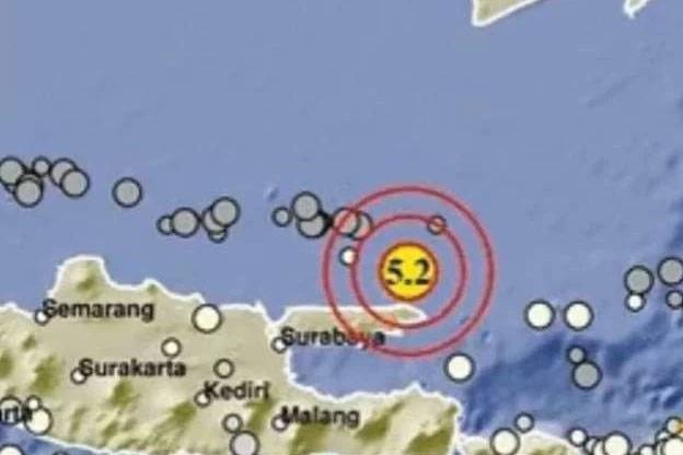 Analisis Gempa M5,2 di Laut Jawa Sumenep, BMKG: Tak Berpotensi Tsunami