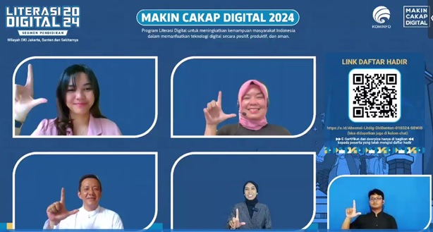 Kemkominfo Ajak Pelajar Ibtidaiyah Kabupaten Tangerang Mengenal Literasi Digital sejak Dini