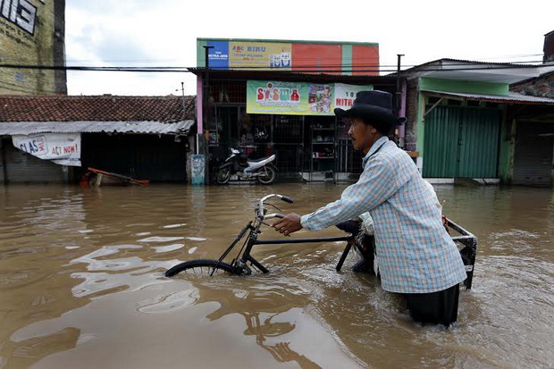 Sungai Bengawan Solo Meluap, 18 Desa dan 6 Kecamatan di Bojonegoro Terendam Banjir