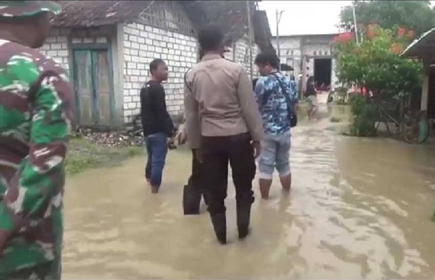 3 Desa di Tuban Terendam Banjir Akibat Sungai Bengawan Solo Meluap