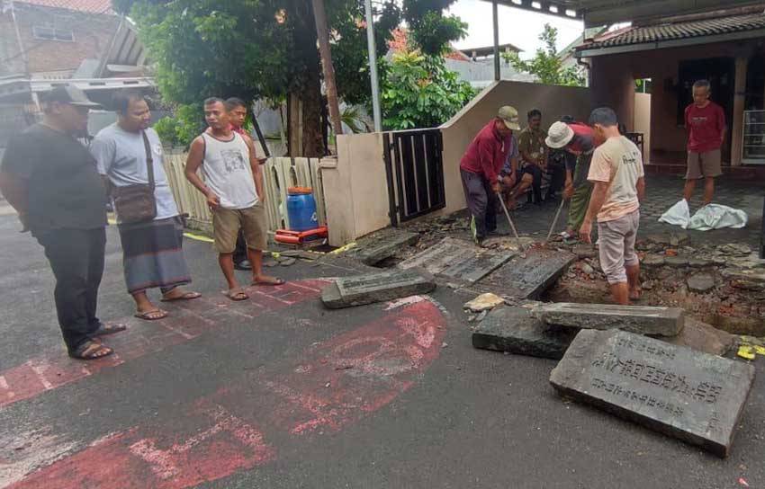 Viral Batu Nisan Makam Tionghoa Jadi Tutup Selokan di Semarang, Ini Kata Dewan Pakar PSMTI