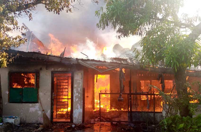 7 Bangunan Rumah di Medan Maimun Hangus Terbakar