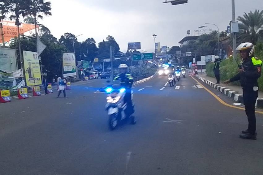 One Way Arah Jakarta Berakhir, Jalur Puncak Bogor Kembali Normal Dua Arah