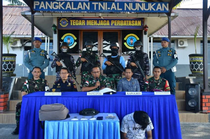 TNI AL Gagalkan Penyelundupan Narkoba Jaringan Internasional Asal Malaysia