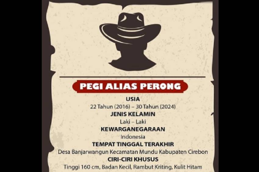 Polisi Belum Tunjukkan Foto Wajah Pegi Perong Kasus Vina Cirebon, Kenapa?
