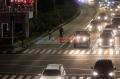 Jalan MH Thamrin Jakarta Ramai di Malam Takbiran