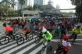 CFD Ditutup Sementara, Pesepeda Masih Ramai di Sepanjang Sudirman-Thamrin
