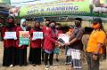 Mahasiswa UM Surabaya Sosialisasi Protokol Pemotongan Hewan Kurban