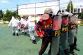 Persiapan Pengamanan Pilkada Serentak, Mapolresta Banyuwangi Gelar Latihan Pengendalian Massa