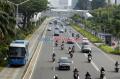 Hari Pertama PSBB Total Jakarta, Jalan Sudirman Lancar di Jam Sibuk