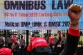 Kepung DPR, Buruh Kembali Gelar Aksi Tolak UU Cipta Kerja