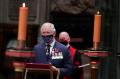 Pangeran Charles Hadiri Peringatan Hari Gencatan Senjata di Westminster Abbey London