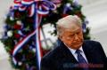Presiden AS Trump Hadiri Perayaan Hari Veteran di Pemakaman Nasional Arlington