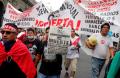 Warga Gelar Aksi Protes Kebijakan Lockdown di Peru