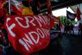 Sambut May Day, Buruh dan Mahasiswa di Makassar Gelar Aksi Damai
