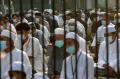 Terapkan Prokes Ketat, Masjid Baitul Haq Bekasi Gelar Shalat Idul Fitri