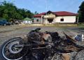 Begini Kondisi Polsek Candipuro Lampung Selatan Usai Dibakar Warga