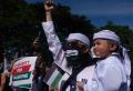 Aksi Bela Palestina, Umat Muslim di Makassar Ajak Boikot Produk Berafiliasi Israel