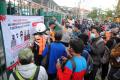 Antrean Panjang Calon Penumpang KRL Akibat Pemeriksaan STRP di Stasiun Bogor