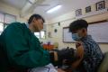 Vaksinasi Covid-19 Bagi Pelajar di SMAN 38 Jakarta