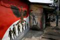 Mural Bertemakan Perjuangan Bangsa Indonesia