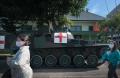 Serbuan Vaksinasi Covid-19, Kodim 1408/BS Makassar Kerahkan Armada Tank