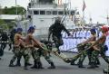 Atraksi Kemampuan dan Ketangkasan Prajurit TNI AL